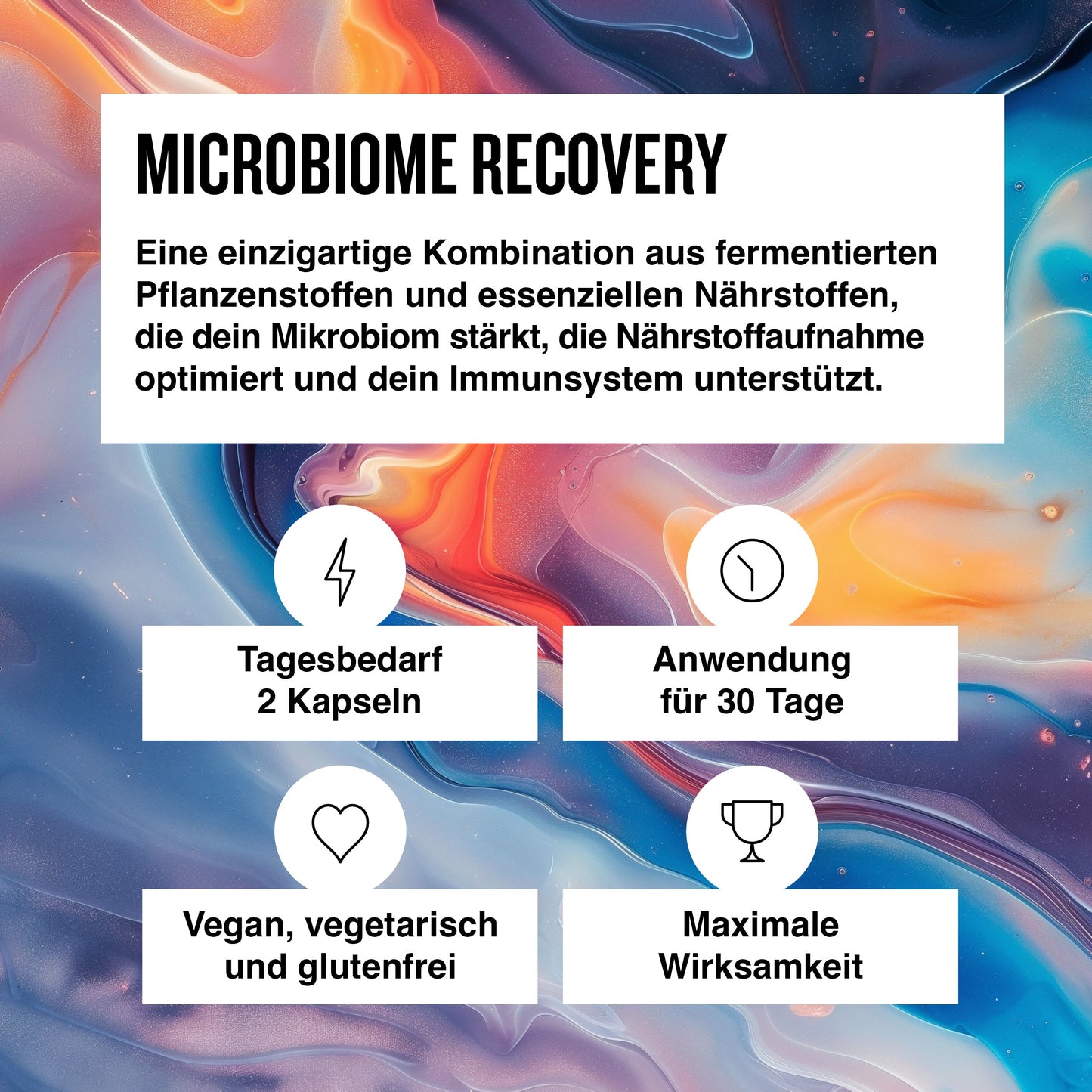 Récupération du microbiome en 3 mois*